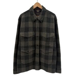 RRL Ralph Lauren Plaid Mackinaw Cruiser Jacket